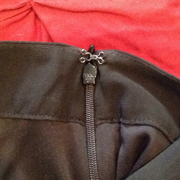 Sexy black maxi skirt with sheer overlay - Picture 6 of 7